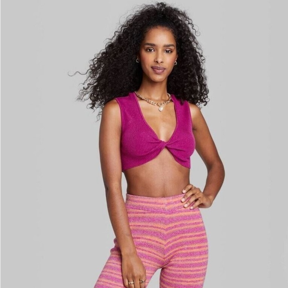 Wild Fable Pink Crop Top